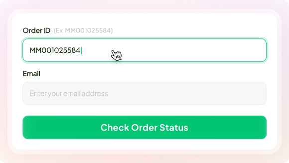 Enter Your Order ID